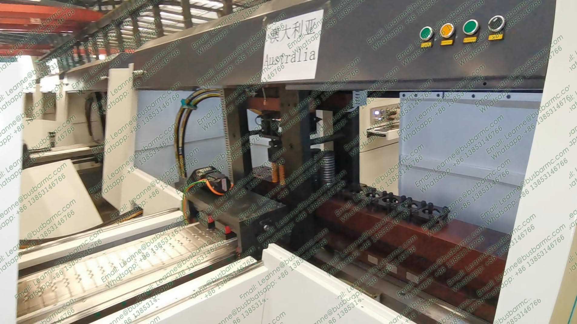 HQ600-S-8P מכונת CNC לניקוב פסי נחושת | ציוד מרובה תחנות לארונות חשמל